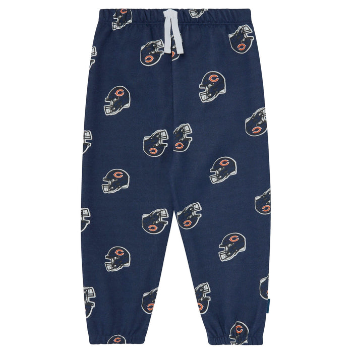 2-Piece Infant & Toddler Neutral Chicago Bears Sweatshirt and Pant Set Outfits & Sets NFL