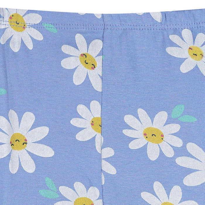 2-Piece Infant & Toddler Girls Blue Daisies Cotton Pajama Set sleepwear Gerber®