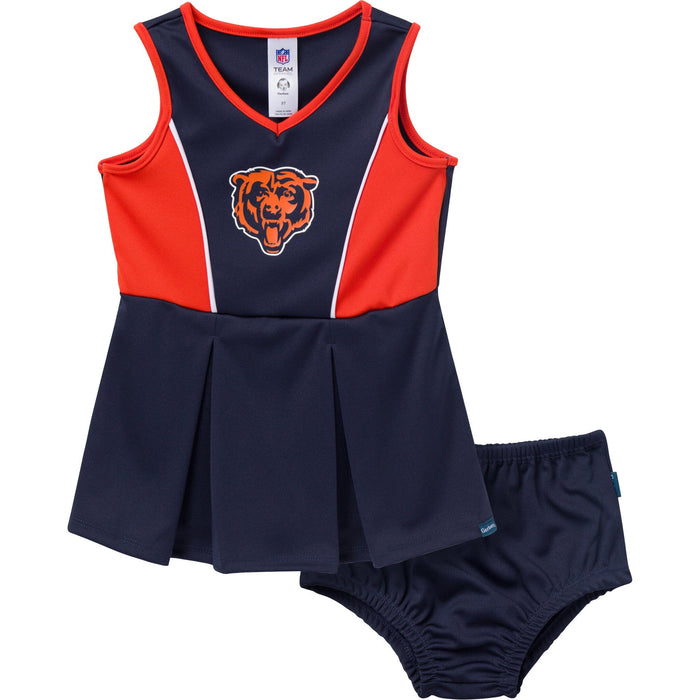 2-Piece Infant & Toddler Girls Chicago Bears Dress and Panty Cover Set Dresses NFL