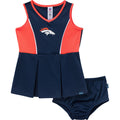 2-Piece Infant & Toddler Girls Denver Broncos Dress and Panty Cover Set Dresses NFL