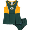 2-Piece Infant & Toddler Girls Green Bay Packers Dress and Panty Cover Set NFL NFL