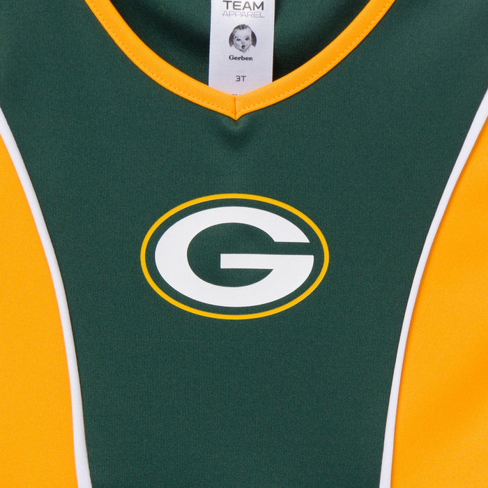 2-Piece Infant & Toddler Girls Green Bay Packers Dress and Panty Cover Set NFL NFL