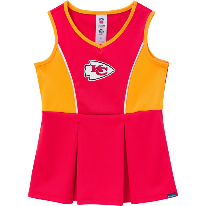 2-Piece Infant & Toddler Girls Kansas City Chiefs Dress and Panty Cover Set Dresses NFL