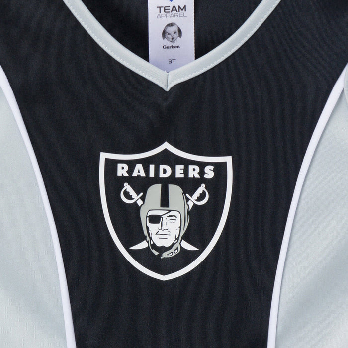 2-Piece Infant & Toddler Girls Las Vegas Raiders Dress and Panty Cover Set NFL NFL