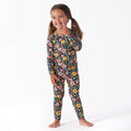 2-Piece Infant & Toddler Girls Midnight Floral Buttery-Soft Viscose Made from Eucalyptus Snug Fit Pajamas