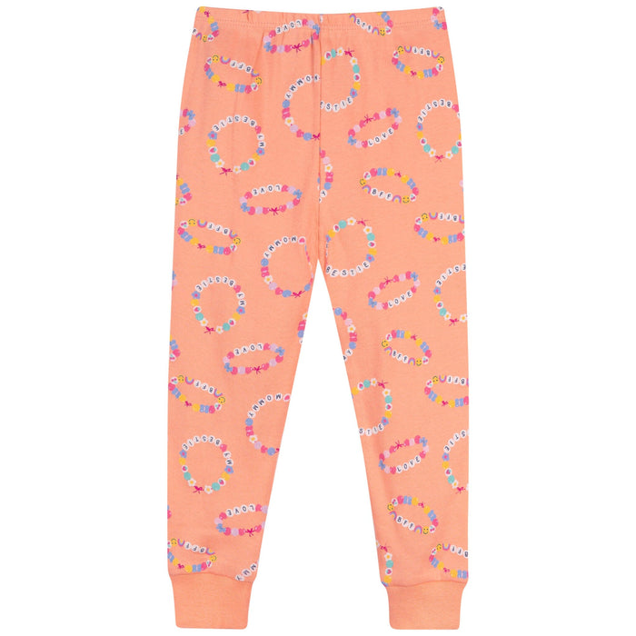2-Piece Infant & Toddler Girls Peach Bracelets Cotton Pajama Set sleepwear Gerber®