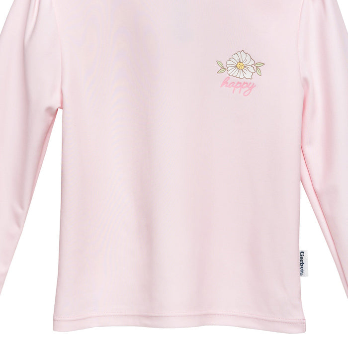 2-Piece Infant & Toddler Girls Peonies Rashguard Set Swimwear Gerber®