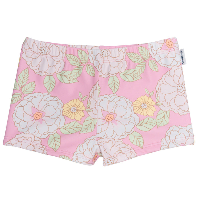 2-Piece Infant & Toddler Girls Peonies Rashguard Set Swimwear Gerber®