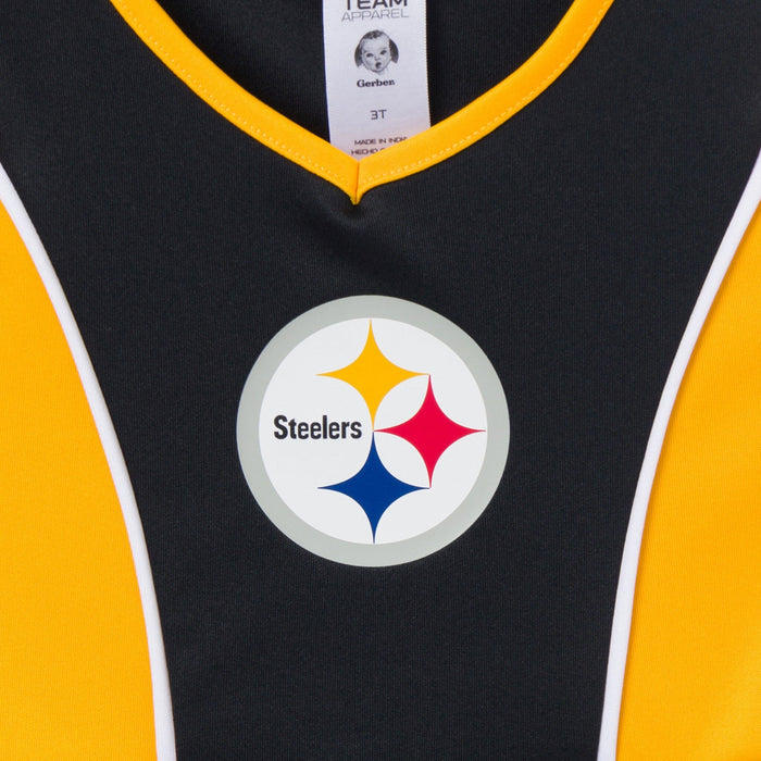 2-Piece Infant & Toddler Girls Pittsburgh Steelers Dress and Panty Cover Set NFL NFL