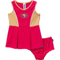 2-Piece Infant & Toddler Girls 49Ers Dress and Panty Cover Set Dresses NFL