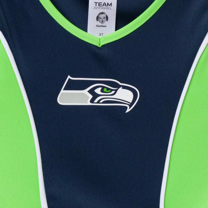 2-Piece Infant & Toddler Girls Seattle Seahawks Dress and Panty Cover Set NFL NFL