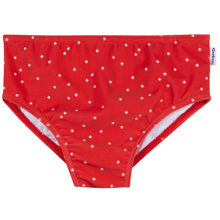 2-Piece Baby & Toddler Girls Usa Flag Rashguard and Bottoms Swimwear Gerber®