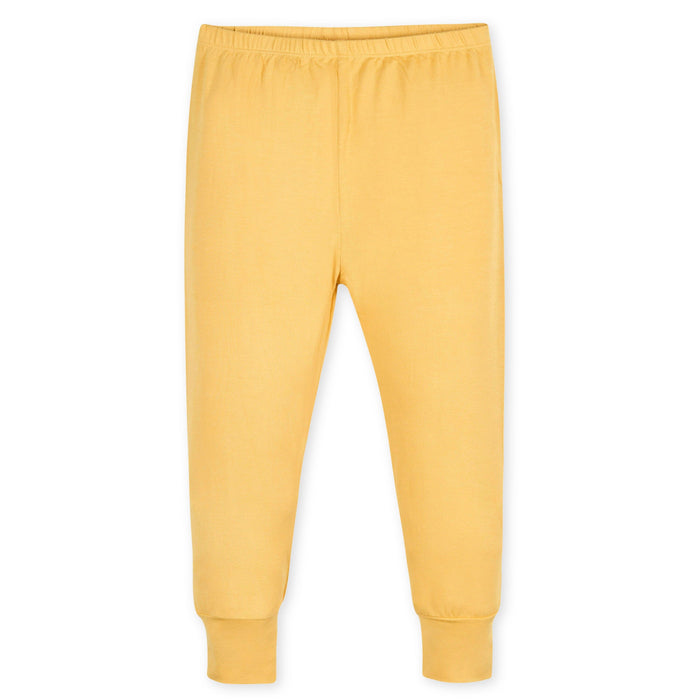2-Piece Infant & Toddler Yolk Yellow Buttery-Soft Viscose Made from Eucalyptus Snug Fit Pajamas