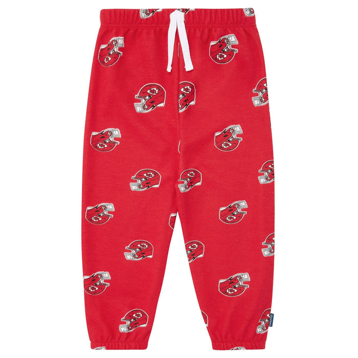 2-Piece Infant & Toddler Neutral Kansas City Chiefs Sweatshirt and Pant Set Outfits & Sets NFL