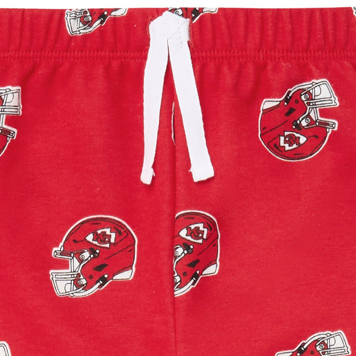 2-Piece Infant & Toddler Neutral Kansas City Chiefs Sweatshirt and Pant Set Outfits & Sets NFL