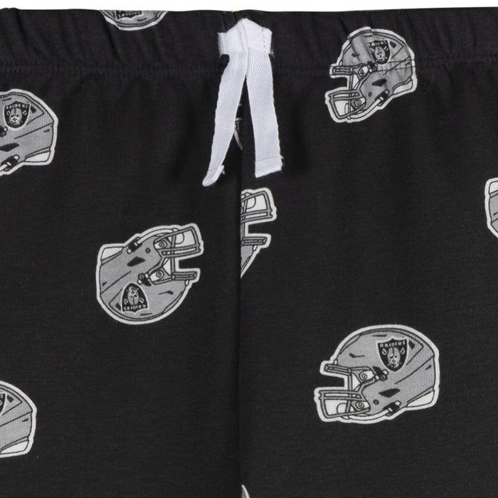 2-Piece Infant & Toddler Neutral Las Vegas Raiders Sweatshirt and Pant Set Outfits & Sets NFL