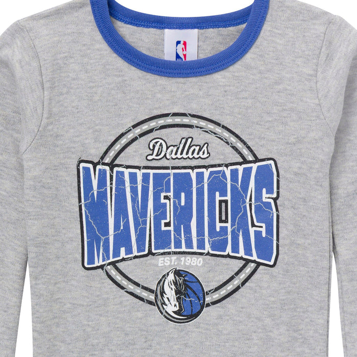 2-Piece Infant & Toddler Neutral Dallas Mavericks Snug Fit Pajamas Sleepwear Gerber®