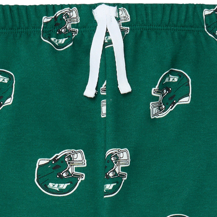 2-Piece Infant & Toddler Neutral New York Jets Sweatshirt and Pant Set Outfits & Sets NFL