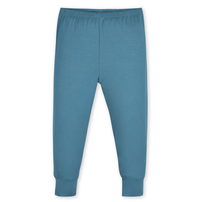 2-Piece Infant & Toddler Ocean Teal Buttery Soft Viscose Made from Eucalyptus Snug Fit Pajamas