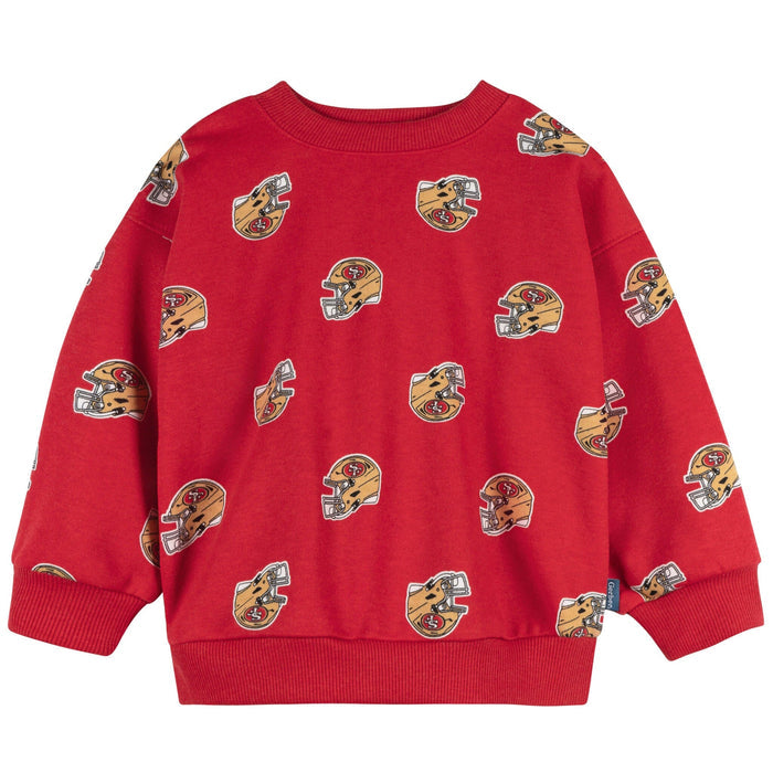 2-Piece Infant & Toddler Neutral 49Ers Sweatshirt and Pant Set Outfits & Sets NFL