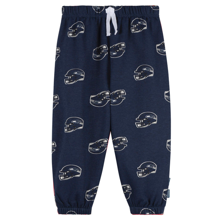 2-Piece Infant & Toddler Neutral Seattle Seahawks Sweatshirt and Pant Set Outfits & Sets NFL