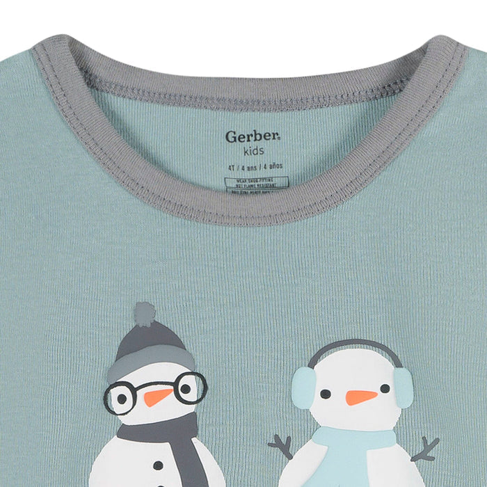 2-Piece Infant & Toddler Boys Blue Stripe Snug Fitting Pajama Set Sleepwear Gerber®