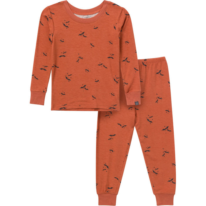 2-Piece Baby Neutral Autumn Bats Snug Fitting Footless Pajama Set Sleepwear Gerber®