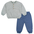 2-Piece Toddler Boys Blue Quilted Top & Jogger Set outfits Gerber®