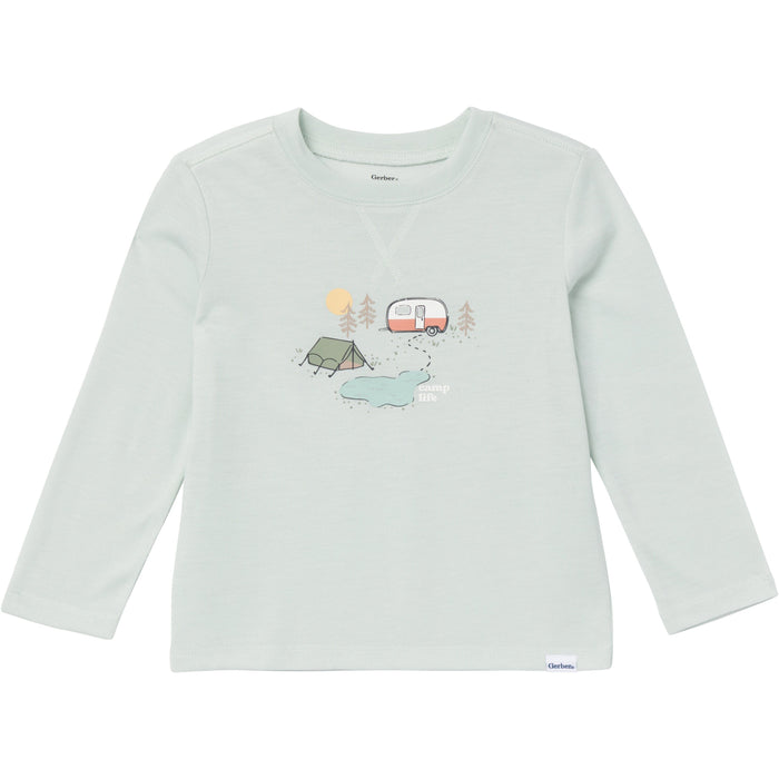 2-Piece Toddler Boys Camp Pajama Set