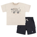 2-Piece Toddler Boys Surf Life Shirt & Shorts Set