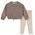 2-Piece Toddler Girls Brown Daisies Top and Legging Set Outfits & Sets Gerber®