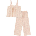 2-Piece Womens Beige Vine Floral Cropped Pants Set outfits Modern Moments™ by Gerber®