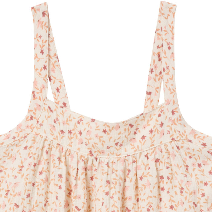 2-Piece Baby Girls Beige Vine Floral Women'S Cropped Pants Set outfits Modern Moments™ by Gerber®
