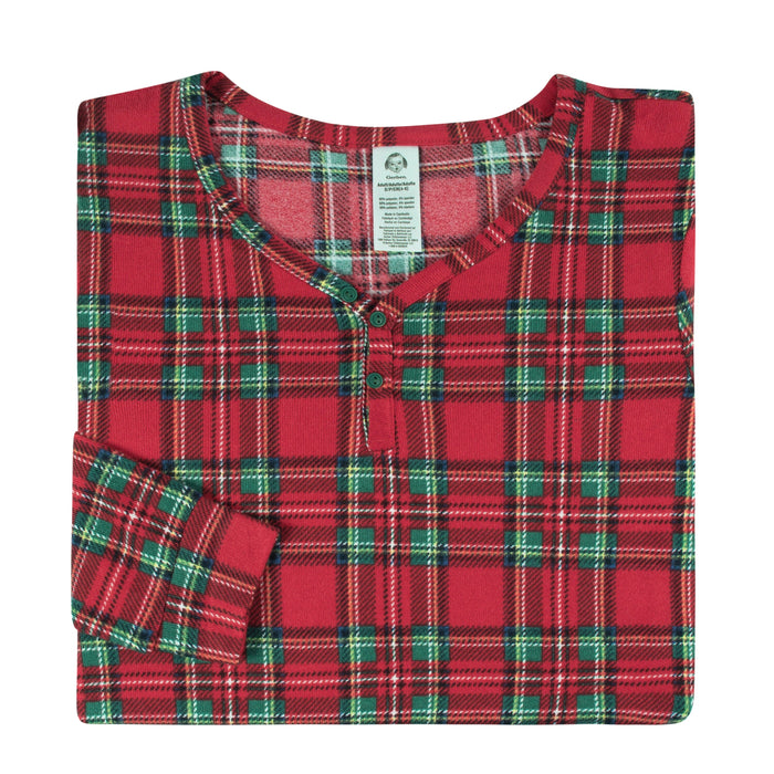2-Piece Women's Stewart Plaid Pajama Set