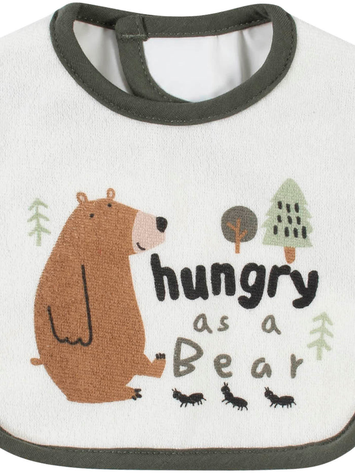 21-Piece Baby Boys Bear Terry Bib, Burpcloth, Mittens, Cap and Bootie Sock Set-Gerber Childrenswear