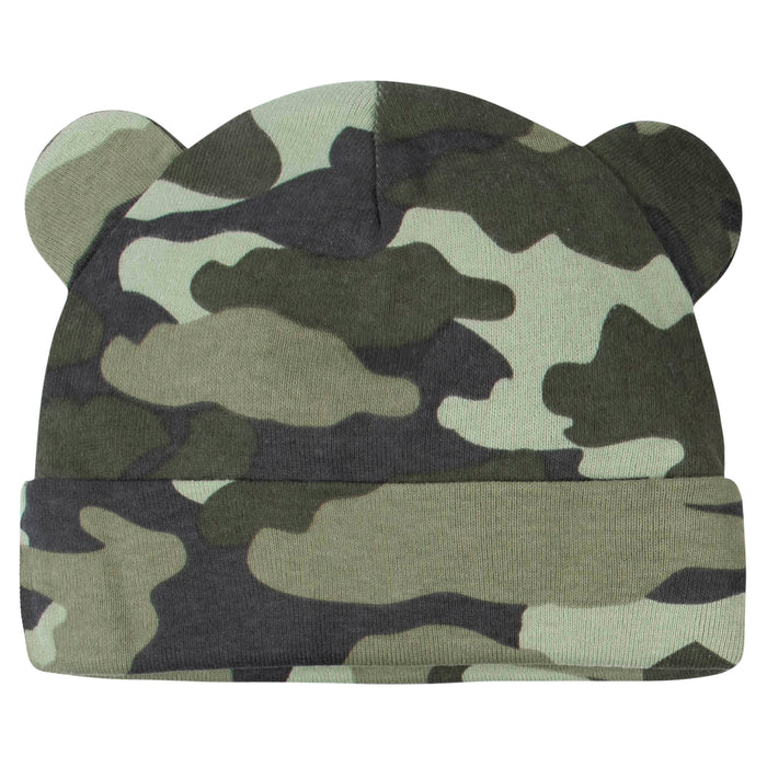 21-Piece Baby Boys Bear Terry Bib, Burpcloth, Mittens, Cap and Bootie Sock Set-Gerber Childrenswear