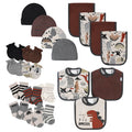 21-Piece Baby Boys Dino Terry Bib, Burpcloth, Mittens, Cap and Bootie Sock Set-Gerber Childrenswear