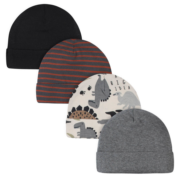 21-Piece Baby Boys Dino Terry Bib, Burpcloth, Mittens, Cap and Bootie Sock Set-Gerber Childrenswear