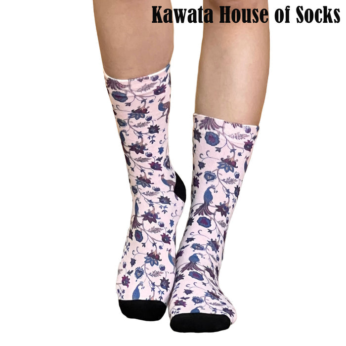 3-in-1 Motif Designs Bundle Mid-Calf Socks EU35-EU39 ( Set C )