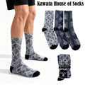 3-in-1 Motif Designs Bundle Mid-Calf Socks EU38-EU43 ( Set C )