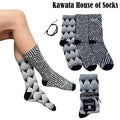 3-in-1 Motif Designs Bundle Mid-Calf Socks EU38-EU43 ( Set D )