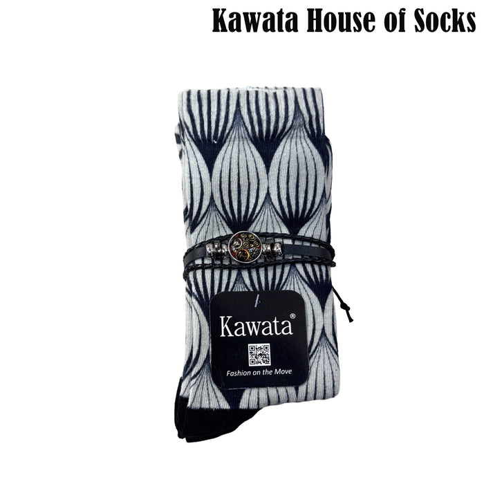 3-in-1 Motif Designs Bundle Mid-Calf Socks EU38-EU43 ( Set D )
