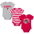 3-Pack Baby Boys Atlanta Falcons Bodysuit Set NFL NFL