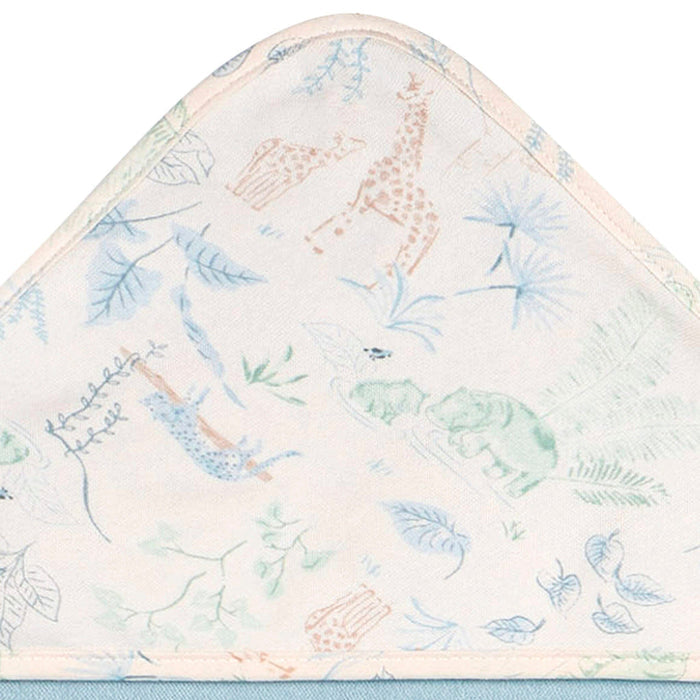 3-Piece Baby Boys Blue Hooded Towel Bath Gerber®