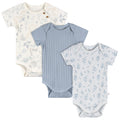 3-Pack Baby Boys Blue Bodysuit Set Gerber®