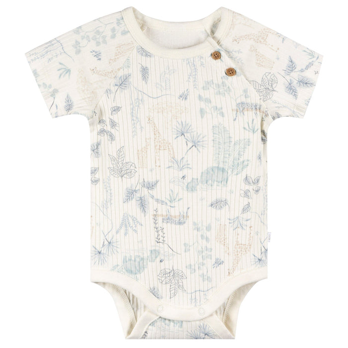 3-Pack Baby Boys Blue Bodysuit Set Gerber®