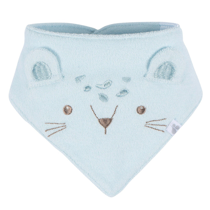 3-Pack Baby Boys Blue Bandana Bib bibs Just Born®