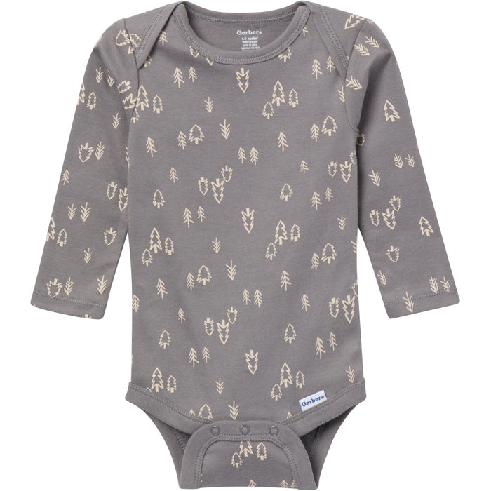 3-Pack Baby Boys Born To Be Wild Long Sleeve Onesies® Bodysuits Onesies Bodysuits Gerber®