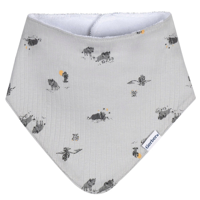 3-Pack Baby Boys Buffalo Bandana Bib Bibs & Burp Cloths Gerber®