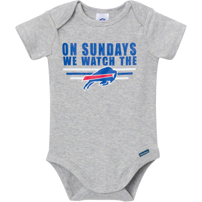 3-Pack Baby Boys Buffalo Bills Bodysuit Set NFL NFL